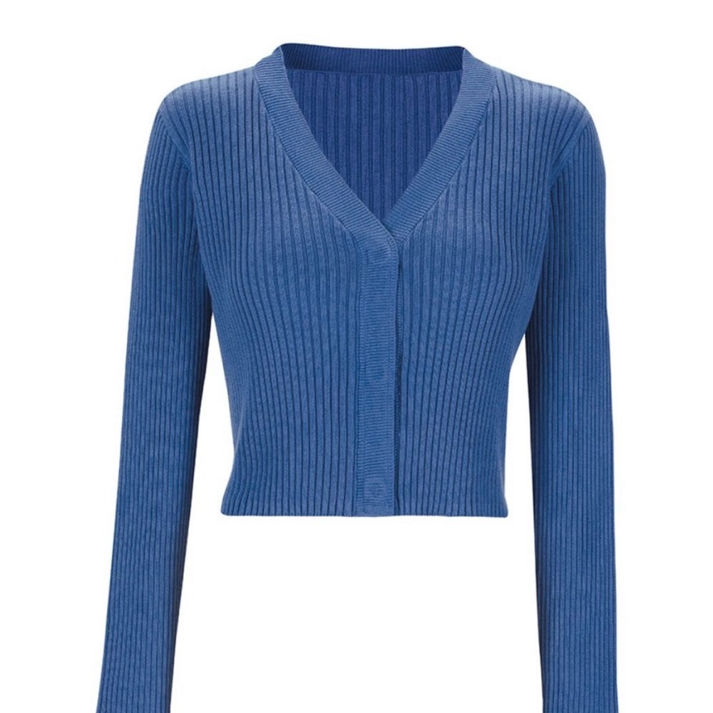 Slim Rib Cardigan 2 in 1